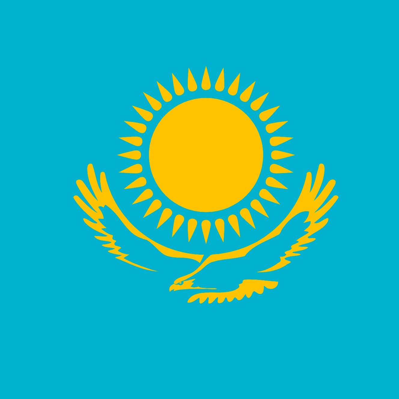 kazakhstan flag