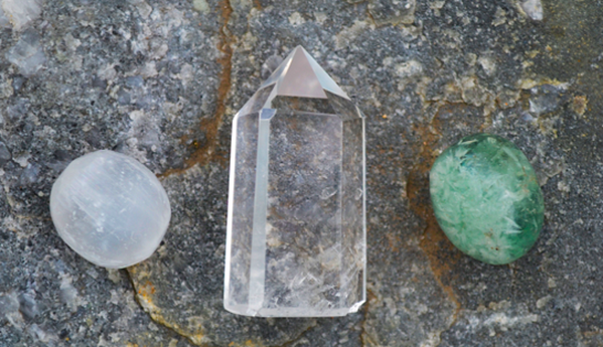 gemstone crystals, photo