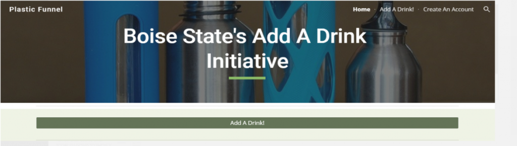 Boise State's Add a Drink Initiative webpage