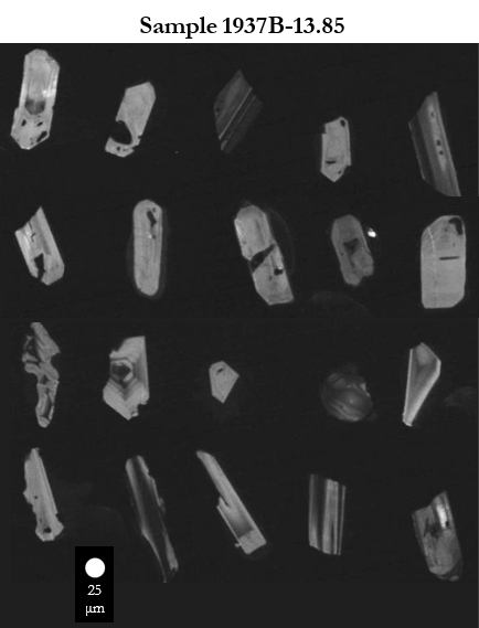 SEM images from Sample 1937B-13.85