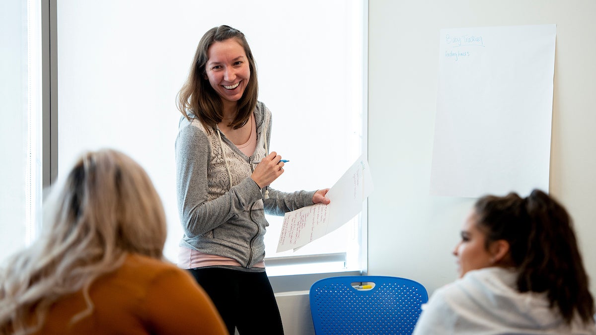 Student interact with other students