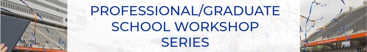 professional and graduate workshop series logo