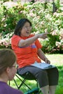 Lucy Zhao at Residential College picnic