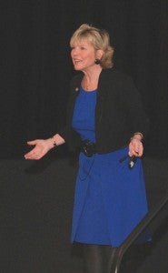 Cindy Clark speaking