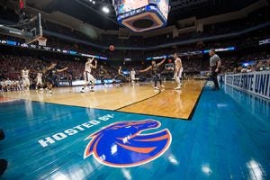 NCAA Tournament Basketball Floor Hosted by Boise State University