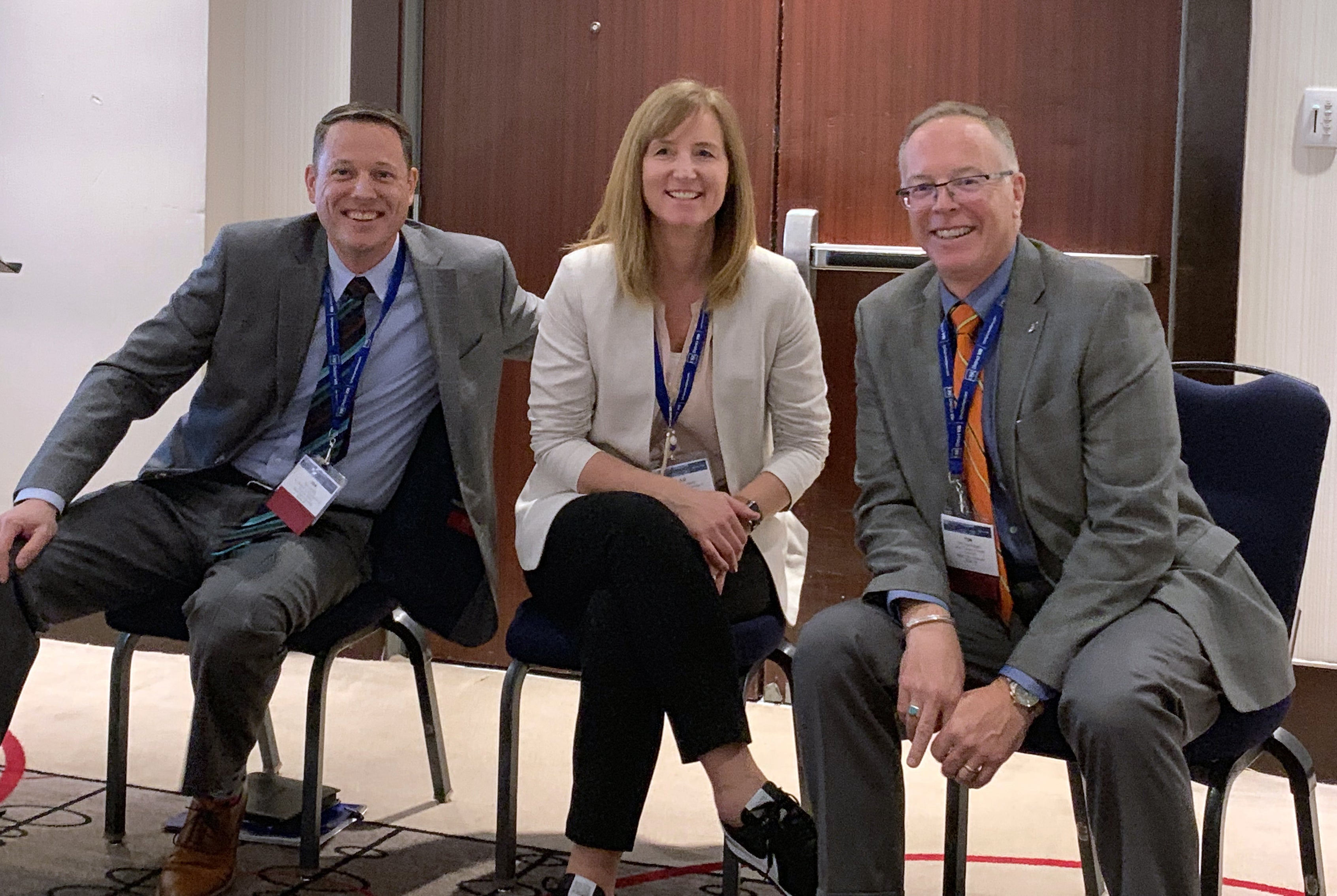 CASE Conference Presenters, (from left to right) Jon Larkin, Lutana Haan, and Tim Dunnagan