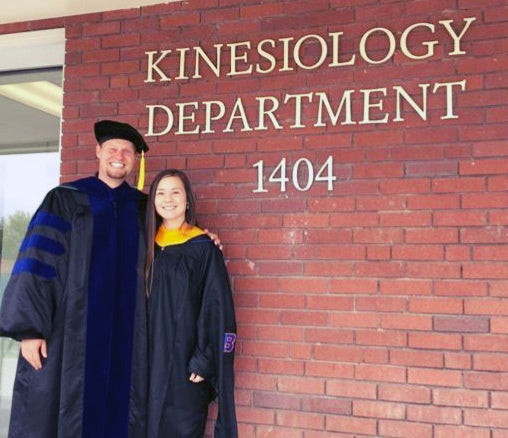 Eric Martin and Ali Ohashi at her graduation ceremony