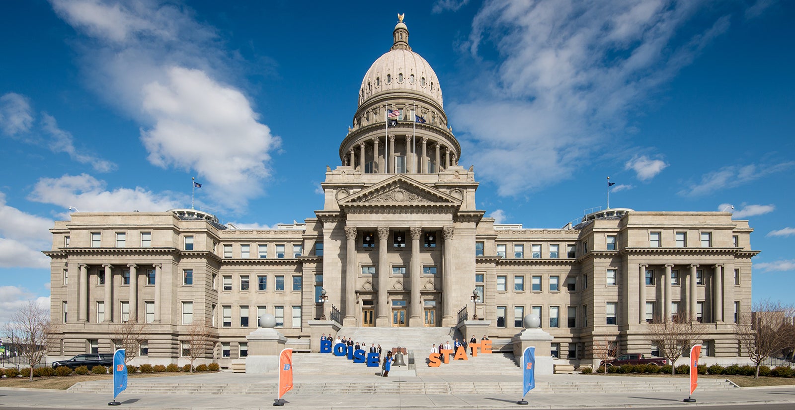 Boise State Day at the Idaho State Capitol Building. Photo by Allison Corona.