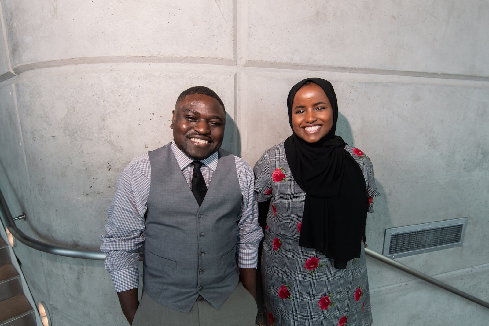 From left: Shukuru Kamulete and Halima Hamud, photo Patrick Sweeney