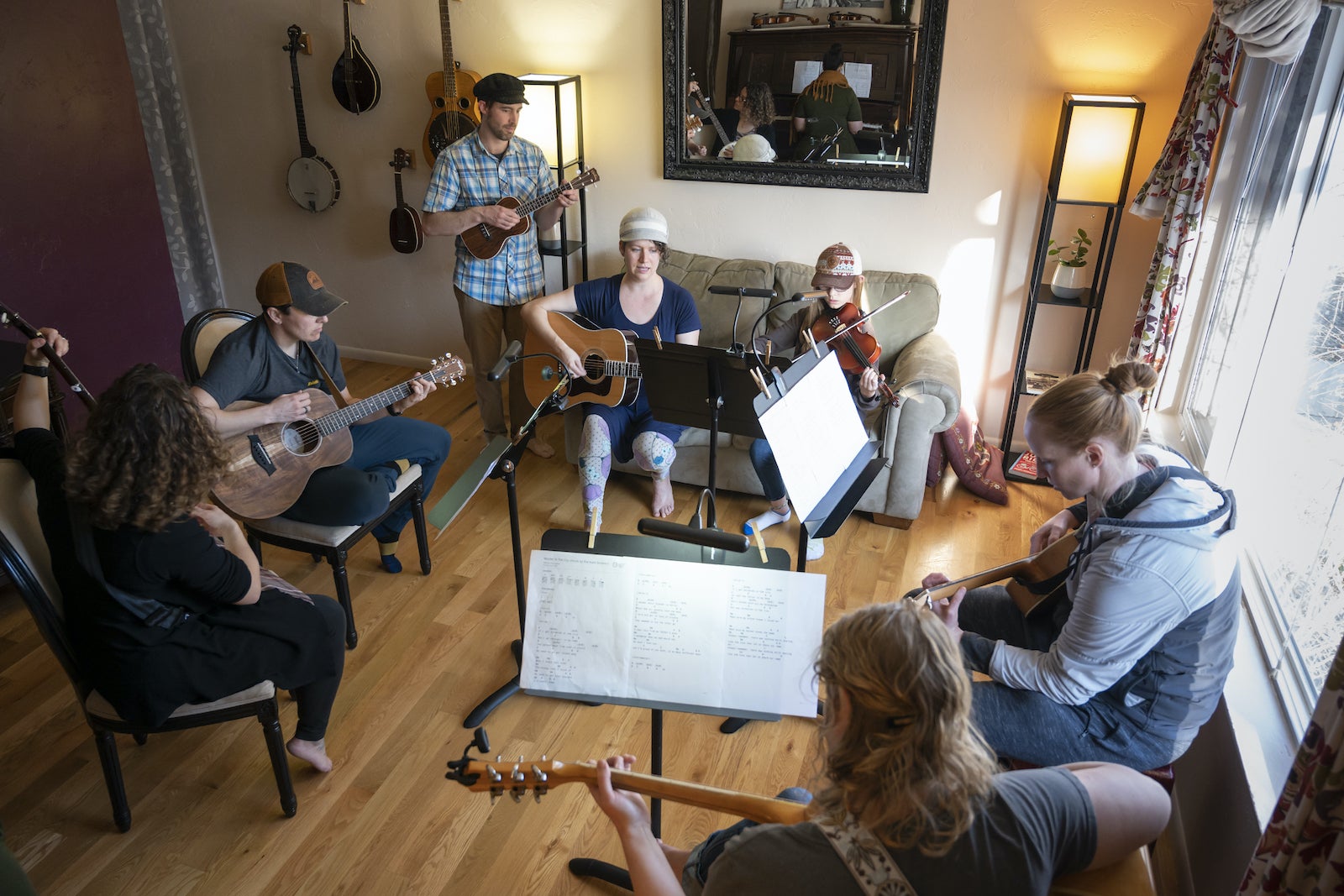 Boise Music Lessons owners Marcus and Angie Marianthi, for Beyond the Major profile, John Kelly photo.