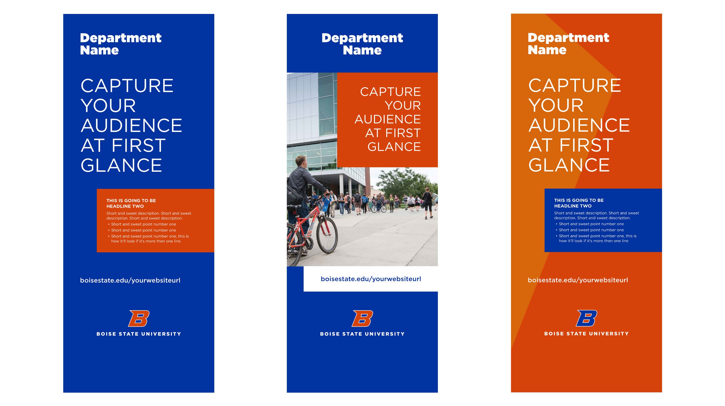 Examples of Boise State pull up banner designs