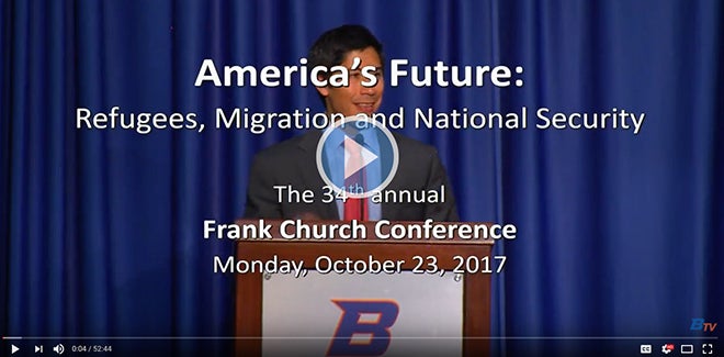 watch the 2017 Frank Church Conference video