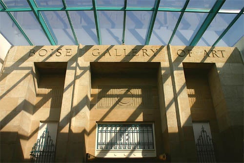 Boise Gallery The Old Boise Gallery entrance make its own artistic statement.