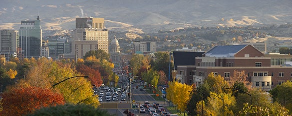 Fall Campus scene