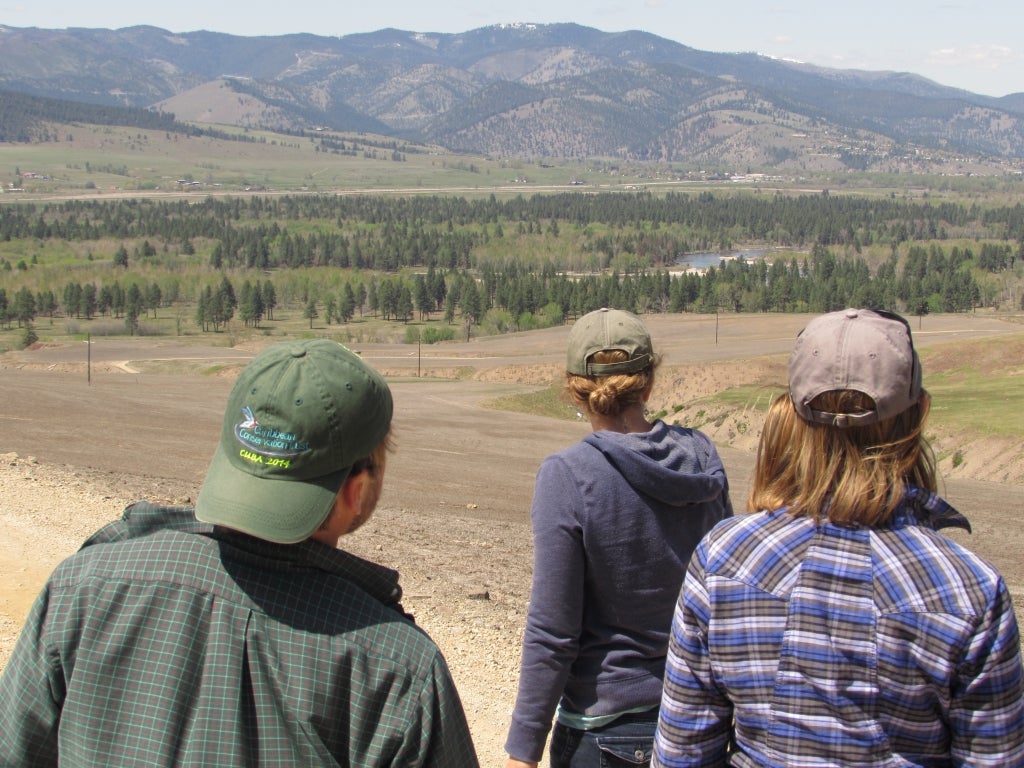 Watching for curlews on the MPG ranch. Photo by William Blake