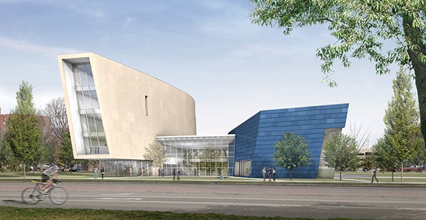 Rendering of the Fine Arts Building