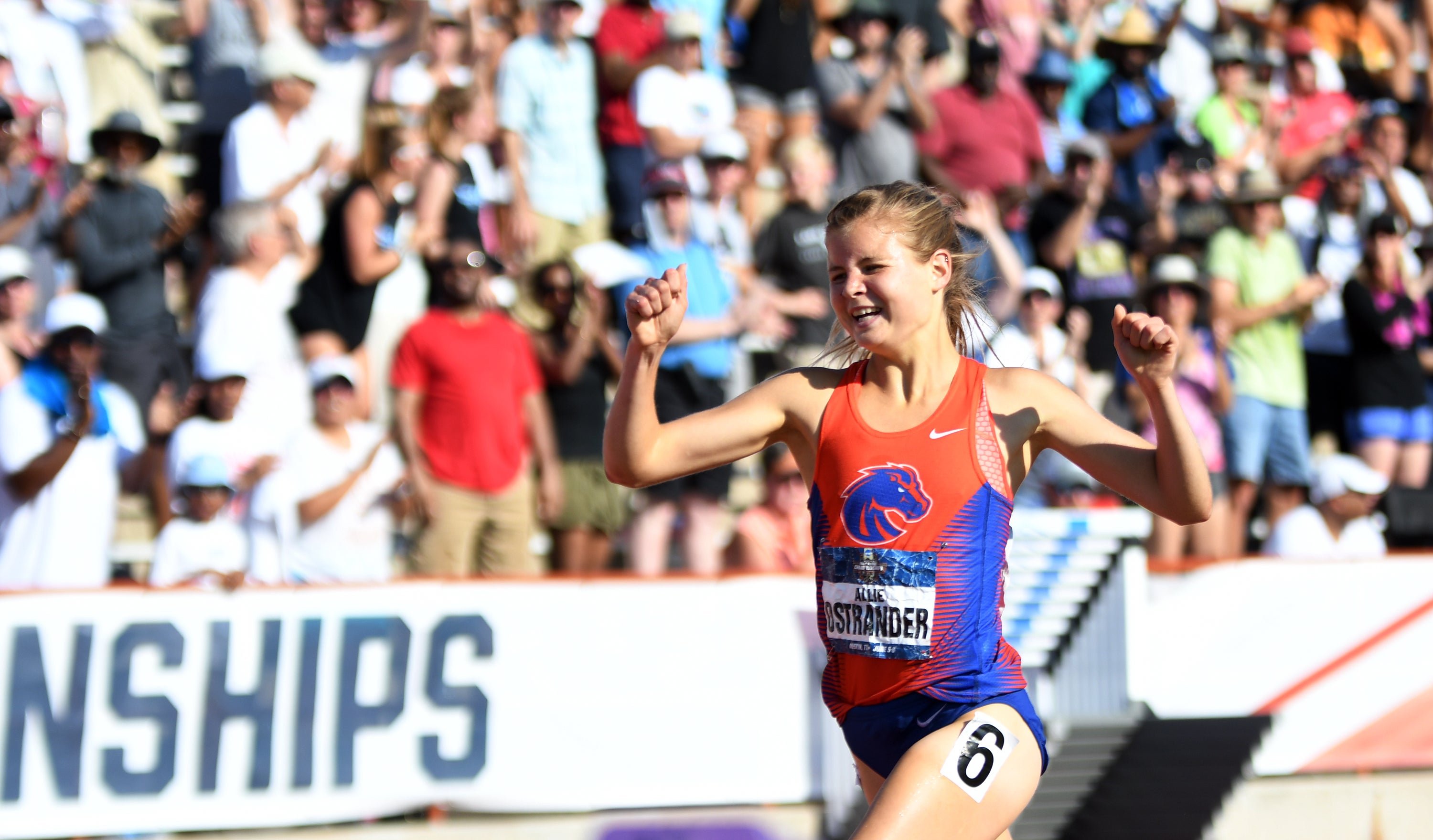 Allie Ostrander running