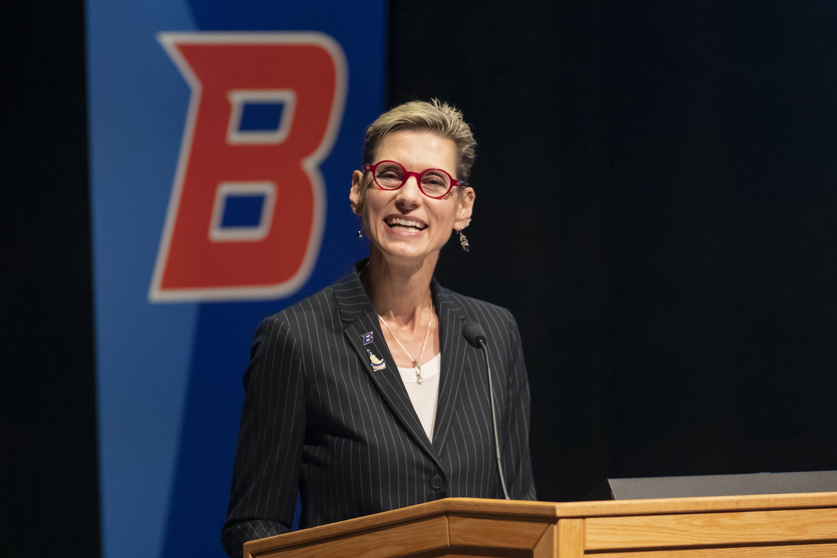 Marlene Tromp at State of the University address