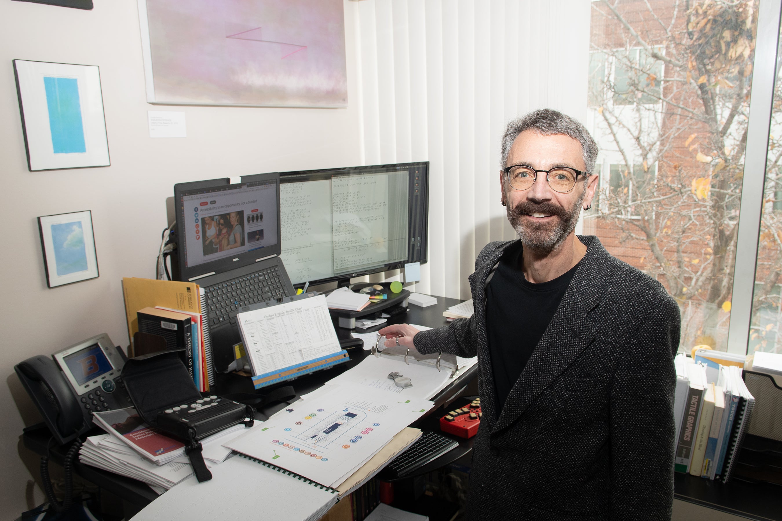 Don Winiecki at his desk