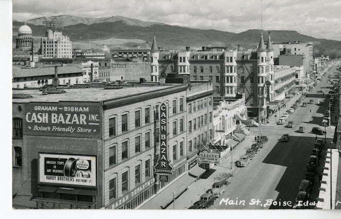 historic image of Main Street