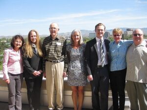 (L-R): Zeynep Hansen, Jennifer Moore, Joe Jordan, Sue Lovelace, Brice Fraschhauser, Chris Loucks and John Martin