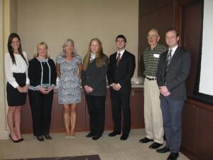(L-R): Cassie Sullivan, Tammy Ota, Sue Lovelace, Jennifer Moore, Ethan Lopez, Joe Jordan and Brice Froschhauser