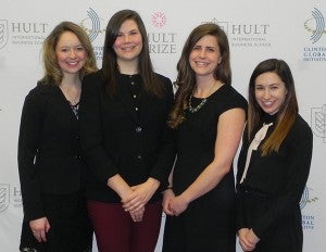 Boise State COBE Hult Prize Team 2016: Hannah Coad, Connor Sheldon, Haley Schaefer and Taylor Reed