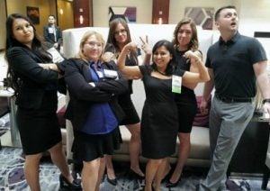 Boise State students at SHRM case competition in April 2016 