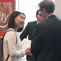 student at Career Expo