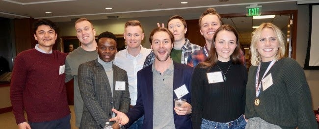 COBE Funding Accelerator interns at the SLC investors choice conference 