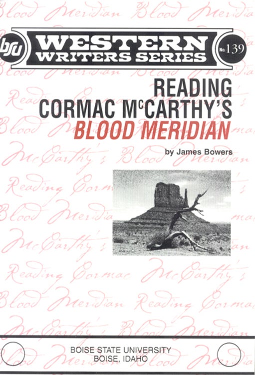 reading blood meridian book cover