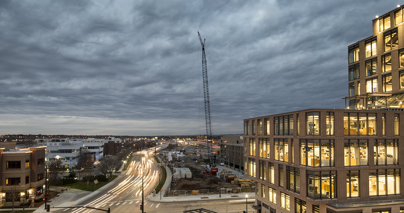 Construction in downtown boise