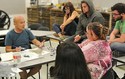 students listening to lecture