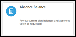 Absence Balance Link