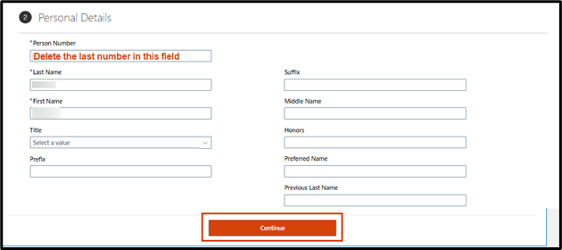 Person Number is the first field in the personal details section