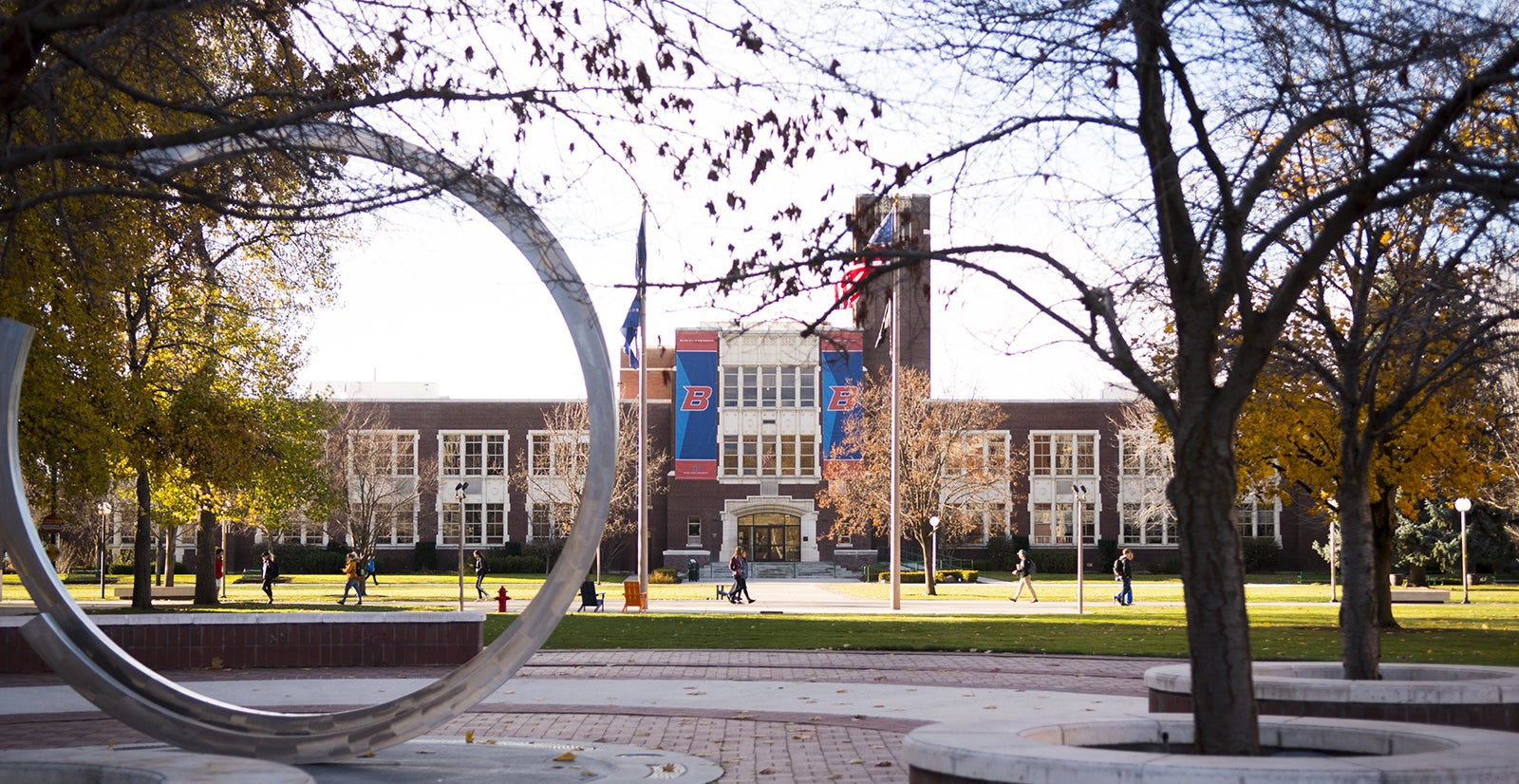 Boise State campus sculpture