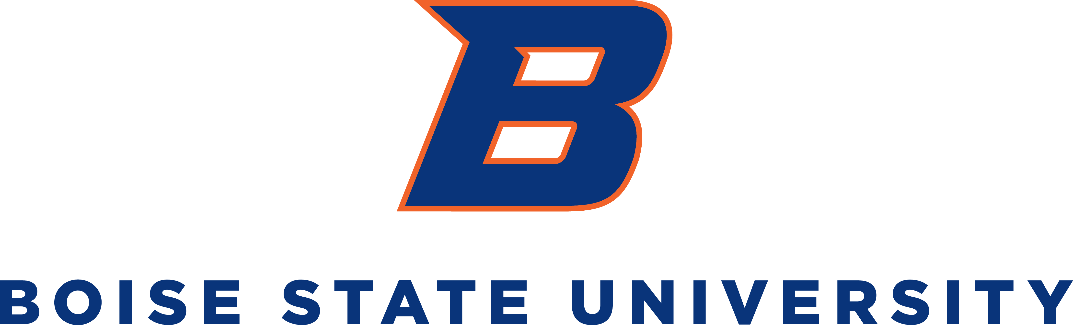 University Signature Mark, Boise State University under a B