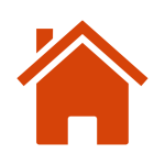 Icon of an orange home