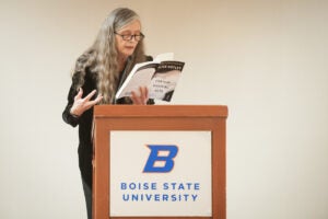 Alice Notley reading a poem