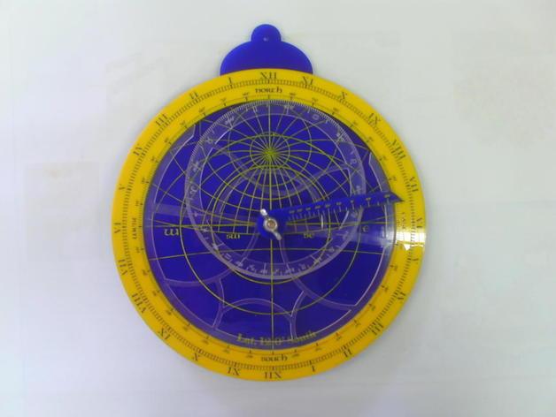 3D printed astrolabe