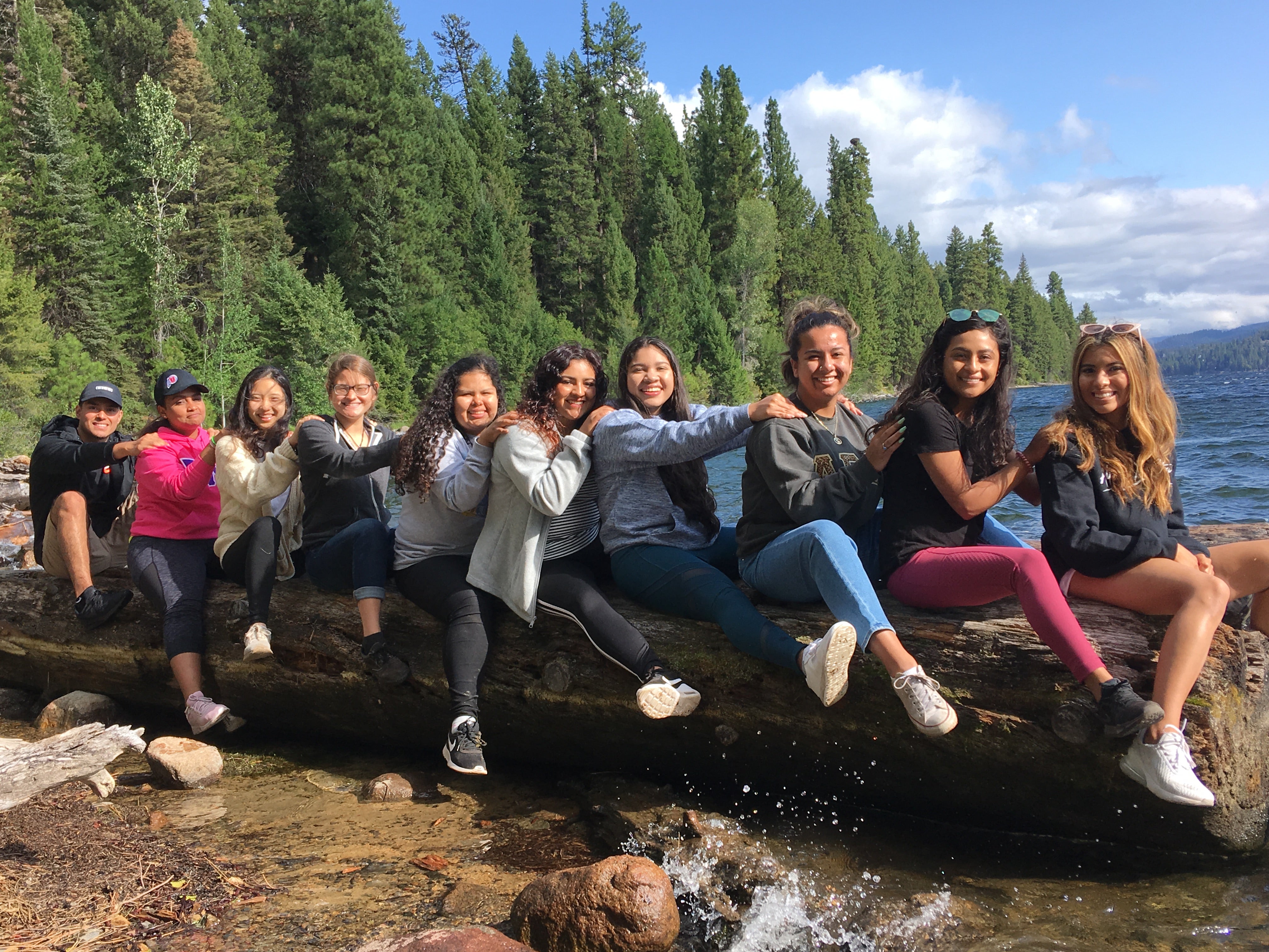 The 2019-2020 TRS Peer Mentor ground in McCall, Idaho