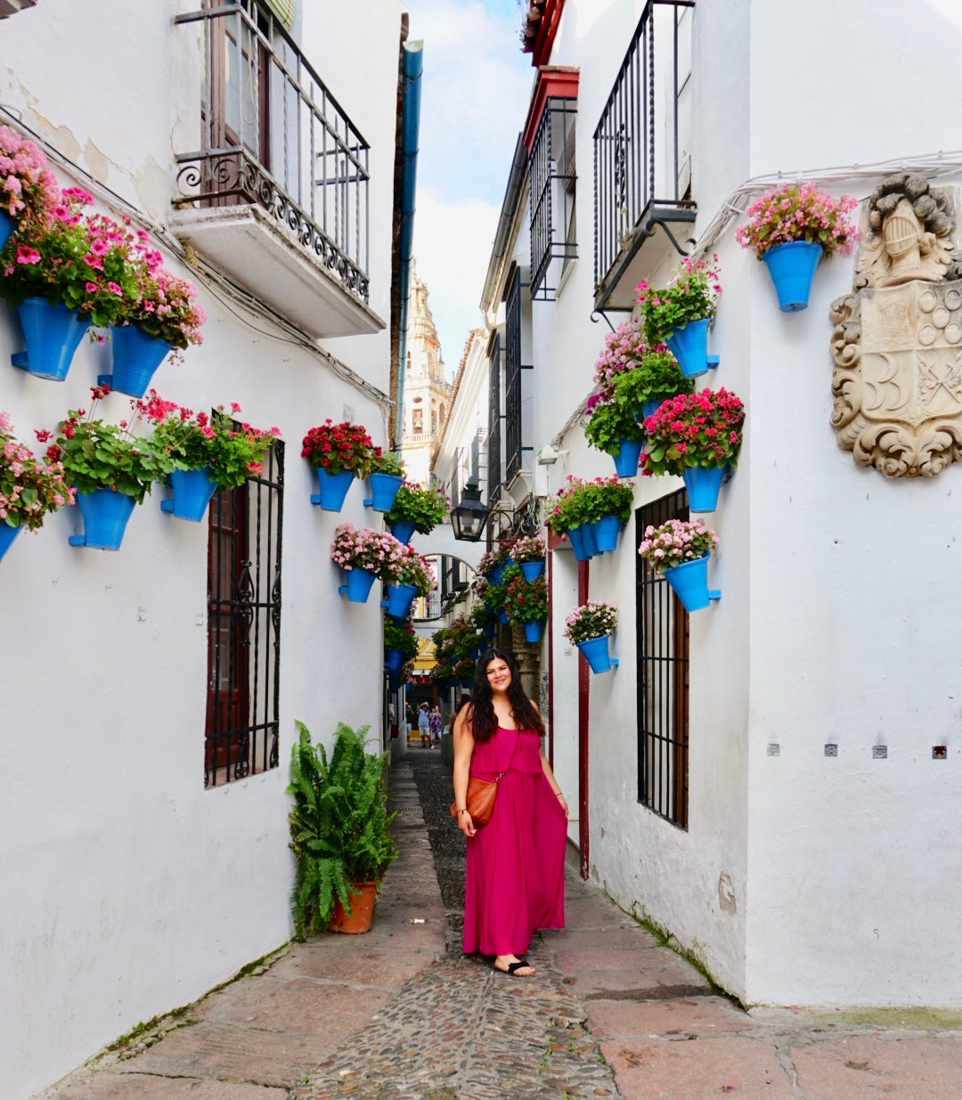 TRS student Kimberly Guevara while studying abroad in Spain