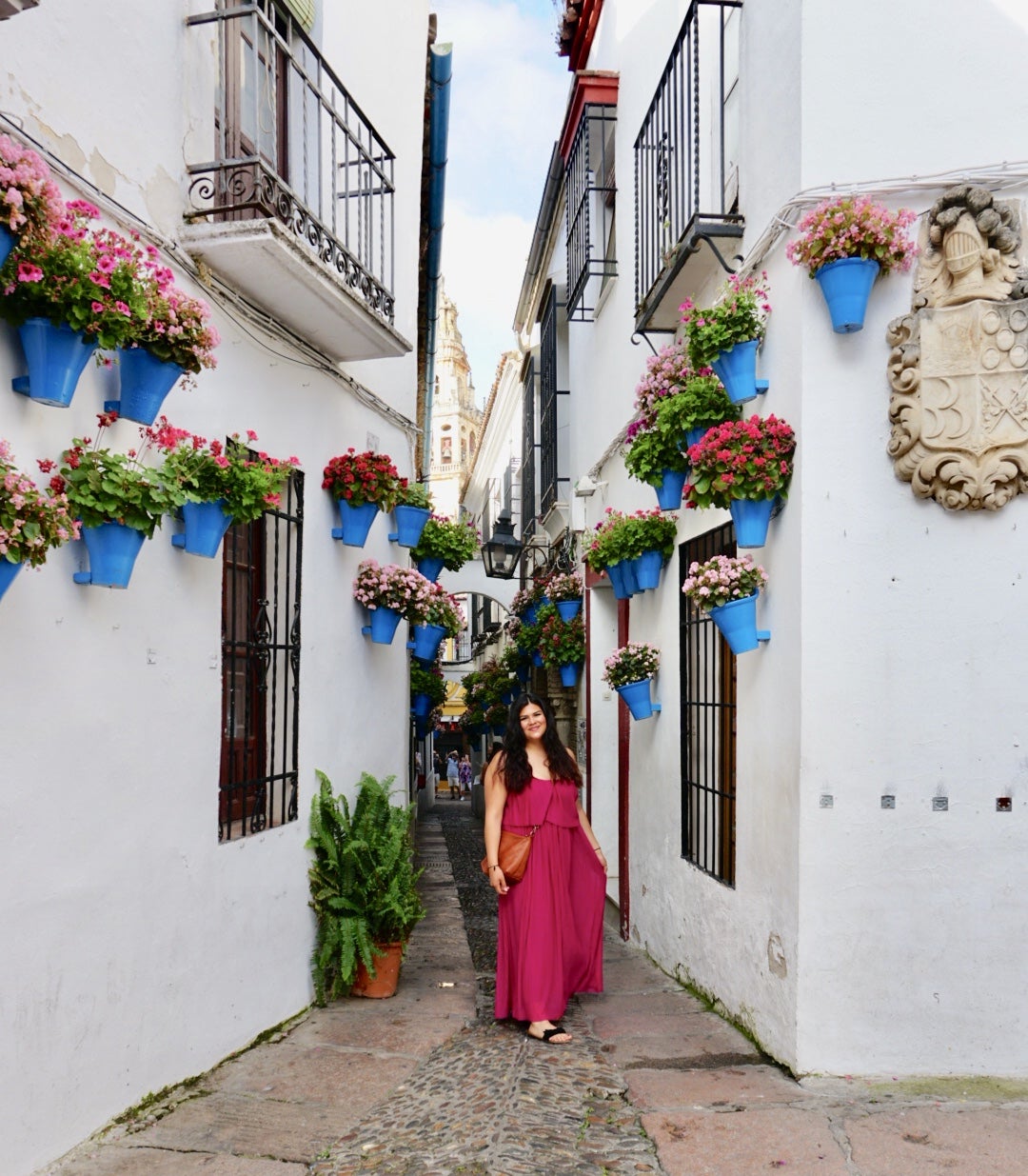 TRS student Kimberly Guevara while studying abroad in Spain