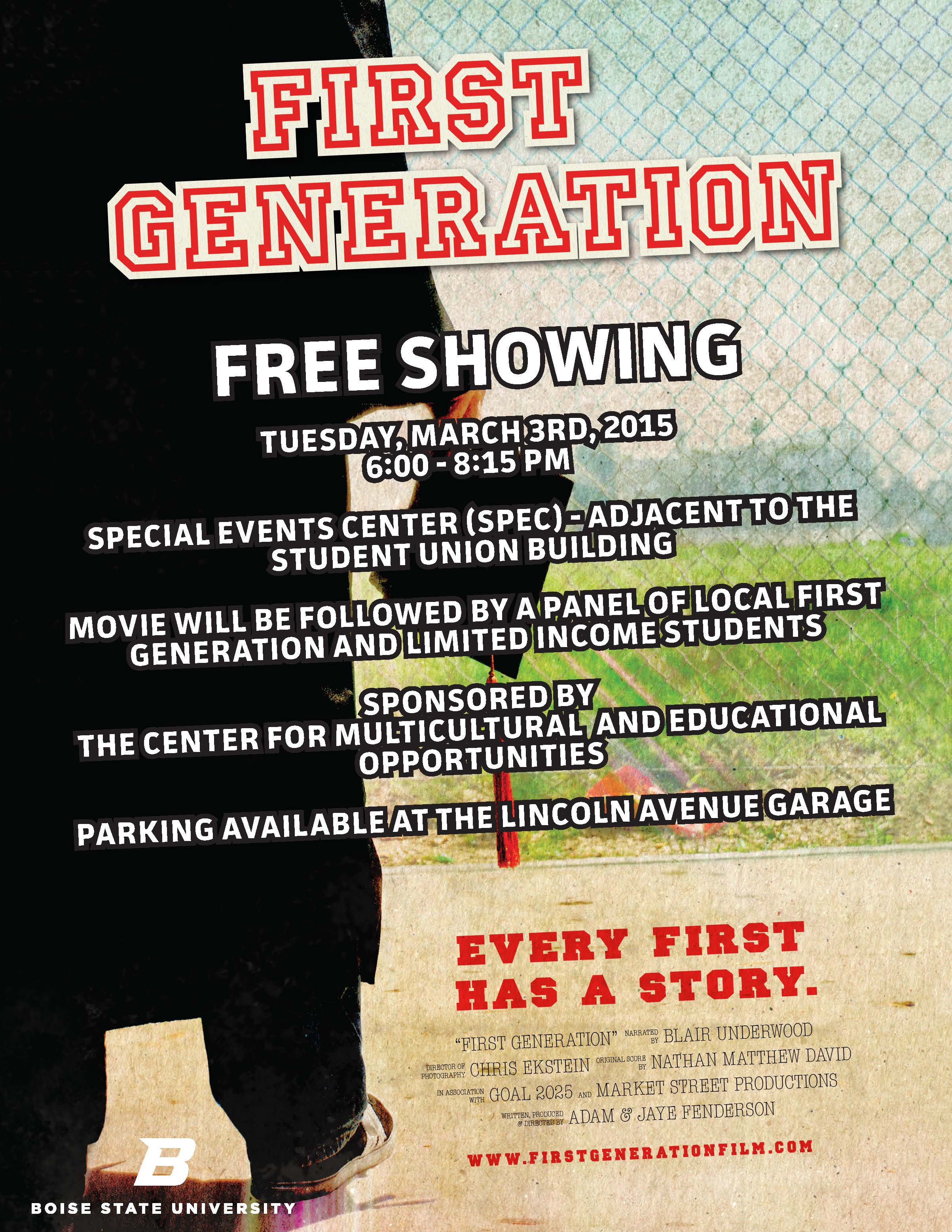 2015 FirstGenerationPoster