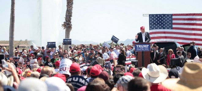 Trump Speech at Fountain Park