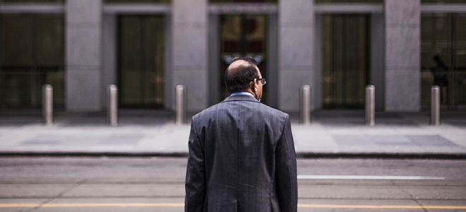 Man Standing in Front of Building 