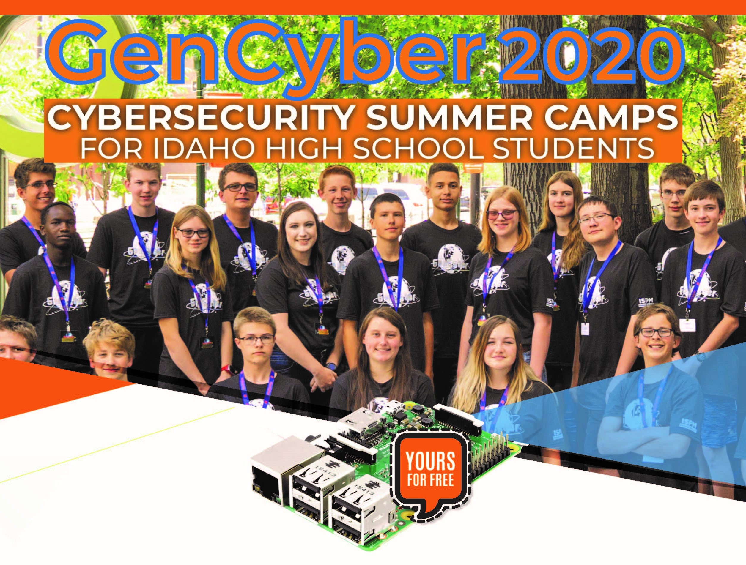 participants at gen cyber 2020 summer camp