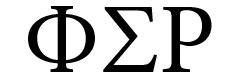 Phi Sigma Rho logo