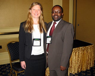 Lisa Giacumo at the AECT conference - Organizational Performance & Workplace Learning