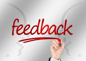 Picture of the word feedback 